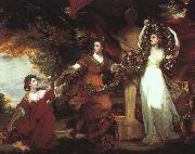 Sir Joshua Reynolds Ladies Adorning a Term of Hymen Spain oil painting artist